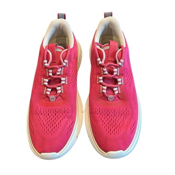 Cole Haan Zerogrand Journey Running Sneaker Shoe Fuchsia Pink Knit Athletic 9.5B - Picture 1 of 16